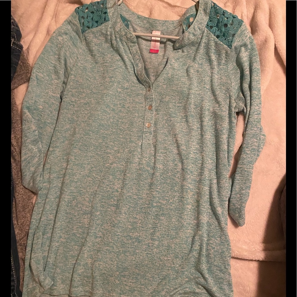 Teal Shirt